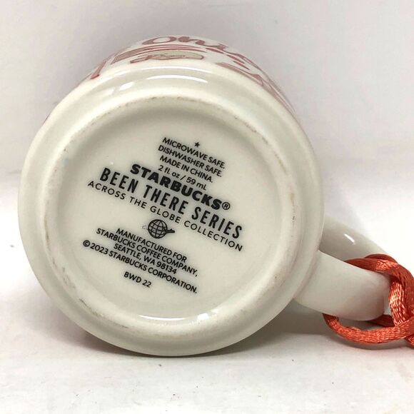 Starbucks OHIO Been There Series Mini Mug Ornament 2023 2 Fl Oz Collectible - Picture 5 of 9